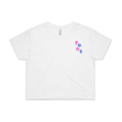 POOF Acronym Crop Top (Colourful Print) Thumbnail